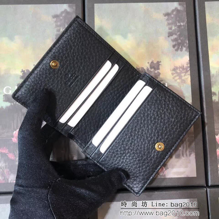 GUCCI古馳 原單 2018新款 萌萌小卡包 狗頭限量版 460185 克皮 WTG2053
